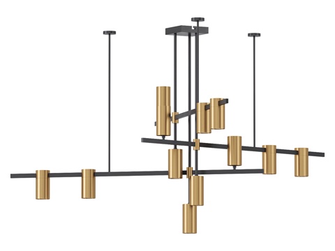  斯蒂尔福特吊灯，奥斯维尔系列3d模型 