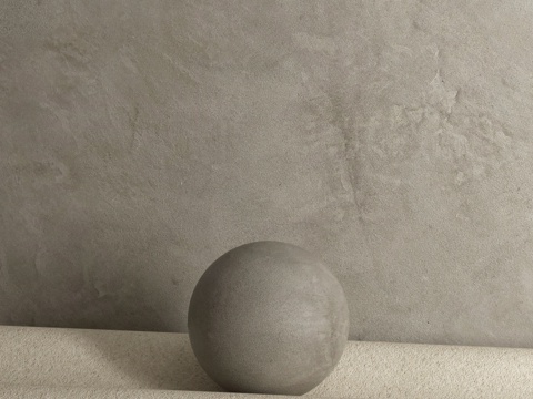  微水泥基装饰涂层或涂料3d模型 