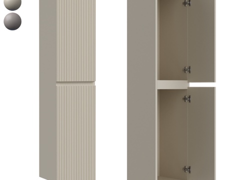 OM Snob T壁挂式高柜，350x350x16503d模型