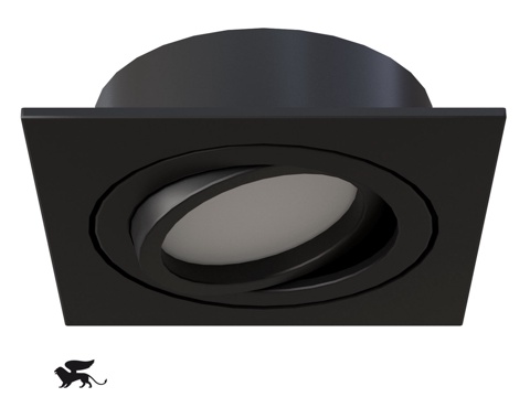  ARTE灯具OM A2168PL -1BK3d模型 