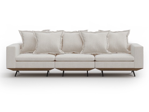  OM沙发布加迪3d模型 