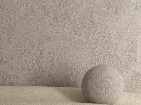  基于圣皮埃尔的装饰性涂层mka涂料3d模型 