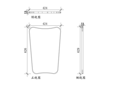 欧式装饰镜 欧式雕花镜 欧式复古镜 欧式玄关镜 欧式卫浴镜cad施工图