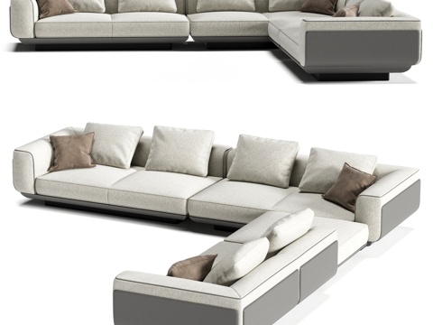 FIFTYFOURMS Eden 14 模块化沙发3d模型 