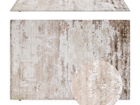  人造丝地毯 Decaro Rugs D1100333d模型 