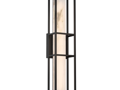  Eurofase浴室壁灯QN-BLAKLEY-L-BK3d模型 