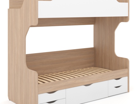  Luna床（露娜）3d模型 