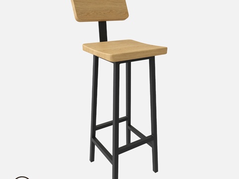  Stal-Massiv出品吧凳HALLS-ms783d模型 
