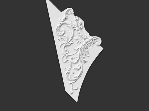  转角组件 SU142-13d模型 