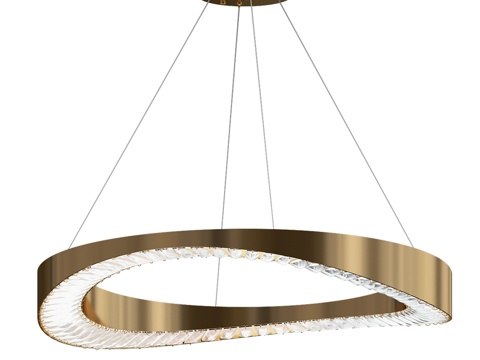  城镇青铜吊灯 07676-80,203d模型 