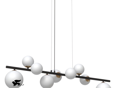  ARTE灯具OM A2243SP-9BK3d模型 