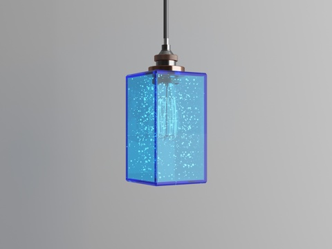  现代吊灯3d模型 