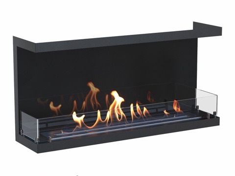  SteelHeat Leader 1000生物壁炉正面款3d模型 