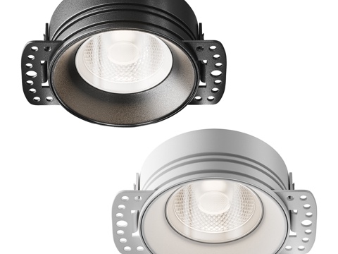  Flint 嵌入式灯具3d模型 