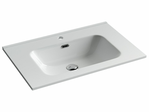  OM悬挂式矩形洗脸盆 Element 710x465x3d模型 