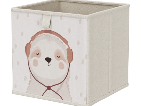  OM QueenDecor儿童玩具收纳箱28cm3d模型 