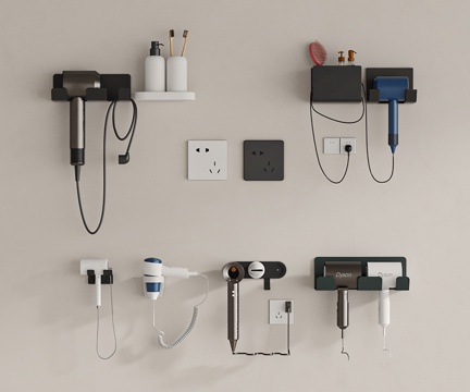 现代吹风机su模型