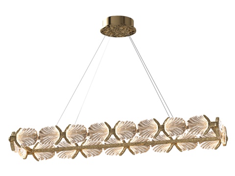  Pianta 萤石吊灯 FL1170-9P (OM)3d模型 