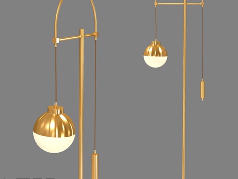  落地灯 LoftDesigne 8625 型号3d模型 