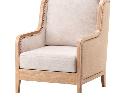  LoftDesigne 31870 款扶手椅3d模型 