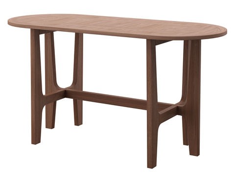  北欧简约餐桌 餐桌 简约餐桌 方形餐桌 木质餐桌3d模型 