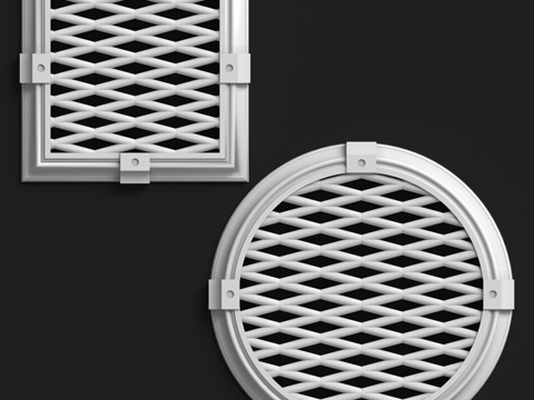 通风栅 #20 和 #21。LepGrand3d模型 
