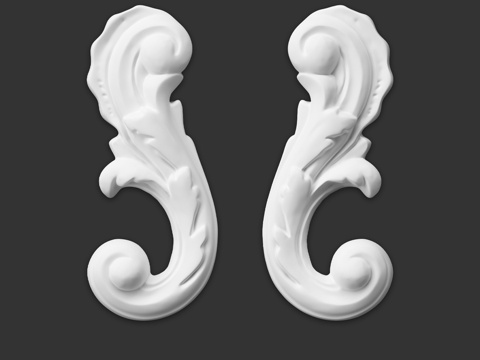  转角SU116（成对）3d模型 