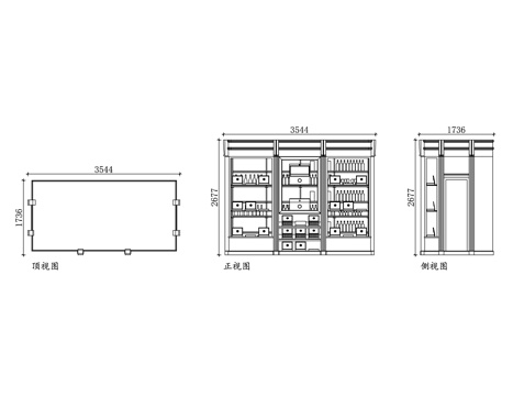 湿度控制箱 恒湿控制柜 湿度调节柜 防潮控制柜 温湿度控制柜cad施工图cad施工图