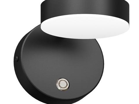  壁灯盖丽黑08450W,193d模型 