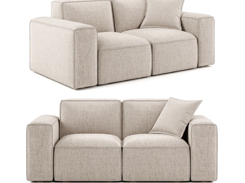  OM沙发Joy 190x1003d模型 