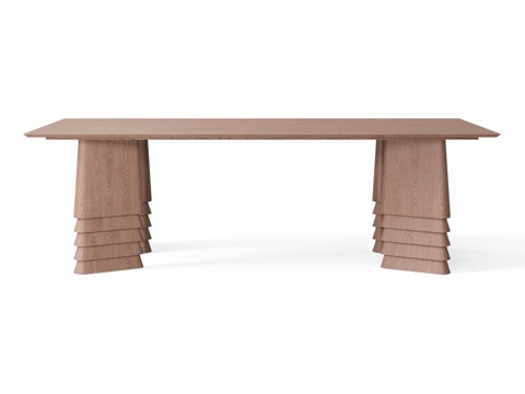  OM Siori Vato 01 餐桌 2500x12003d模型 