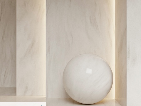  亚克力石 GRANDEX M-710 浮游岩3d模型 