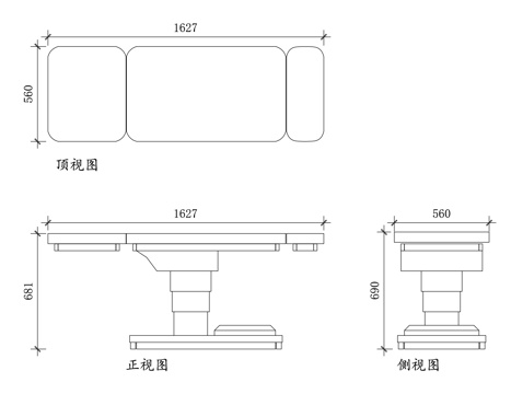 手术床 诊疗台 医用手术台 手术室床 外科手术台cad施工图