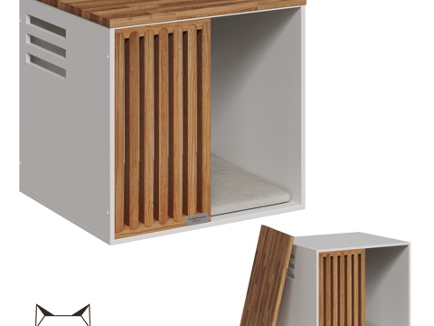  OM House 泰迪房 Qvadro 桌面3d模型 