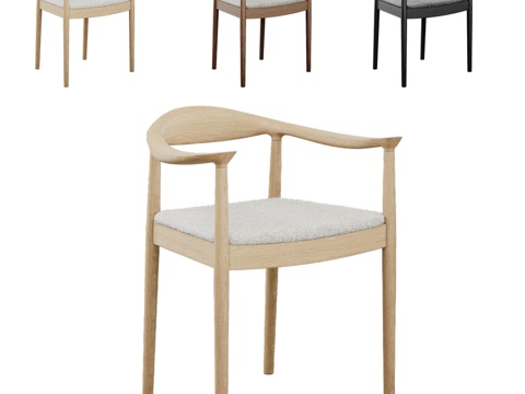  (OM) HUG 椅子 by MANO FACTORY3d模型 