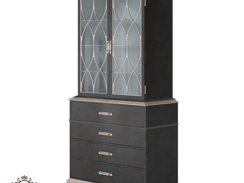  (OM) 罗马诺家居格蕾丝展示柜3d模型 