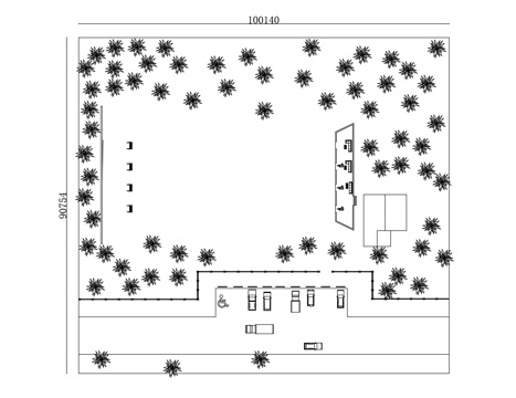 射击馆 打靶场 射击训练场 实弹射击场 射击场地cad施工图