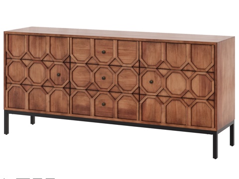  LoftDesigne 83724 型号抽屉柜3d模型 