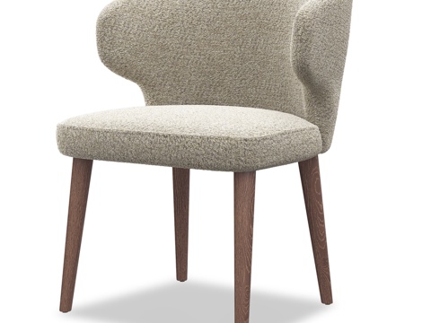  Simona 餐椅3d模型 