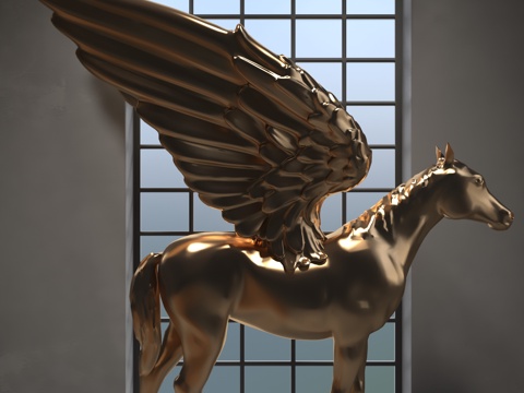  现代装饰摆件3d模型 