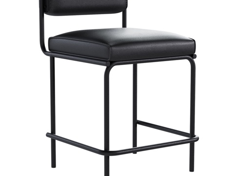  Belgi Bolish 半高吧凳3d模型 