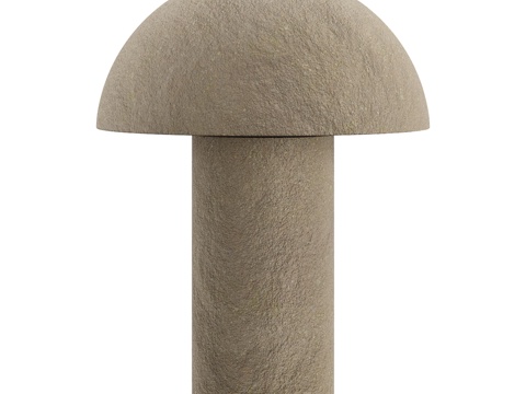  OM_Texture Sleek台灯，Ø32x42 cm，米3d模型 