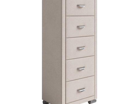  OrmaSoft 2抽屉柜（5抽屉）3d模型 