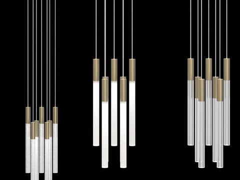  方形底座吊灯 IT-Laser-Square-25x3d模型 