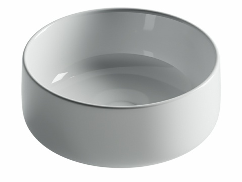  OM 悬挂式圆形洗手盆 Element 355x355x13d模型3d模型 