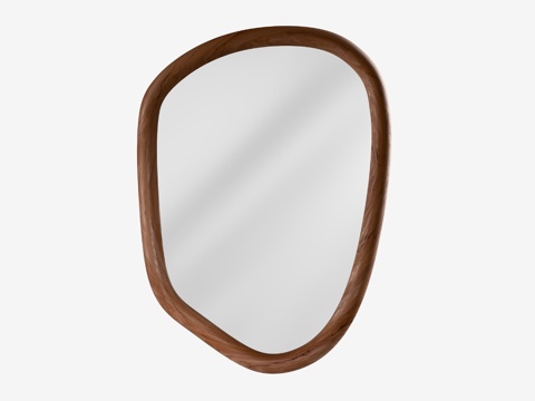  OM_托希尔壁镜，49x66厘米，棕色伯格森3d模型 