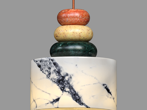  现代简约吊灯 吊灯 简约吊灯 餐厅吊灯 玻璃吊灯 轻奢吊灯3d模型 