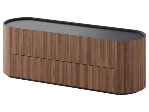  OM Lagom 电视柜 2抽屉 宽140厘米3d模型 