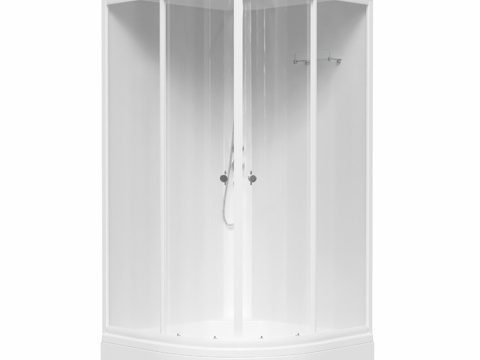  OM淋浴房DIWO诺夫哥罗德100x100中型底盘3d模型 