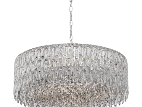  吊灯心动款4723-18P3d模型 